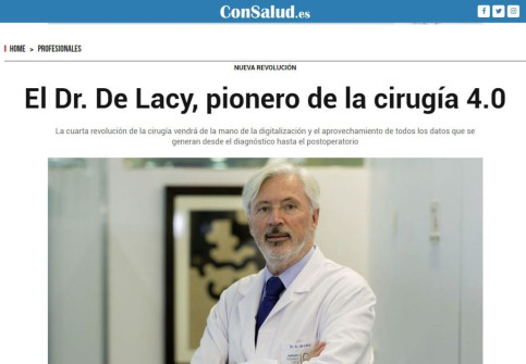 2019-14-01. Con Salud. El Dr. de Lacy pionero de la cirugía 4.0