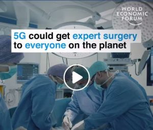 El World Economic Forum se explica como el 5G permitirá llevar la asistencia de expertos en cirugía a todo el planeta y en el cual se menciona la primera experiencia a nivel mundial que hicimos en Barcelona con la tecnología 5G aplicada a la cirugía en el marco del #MWC2019